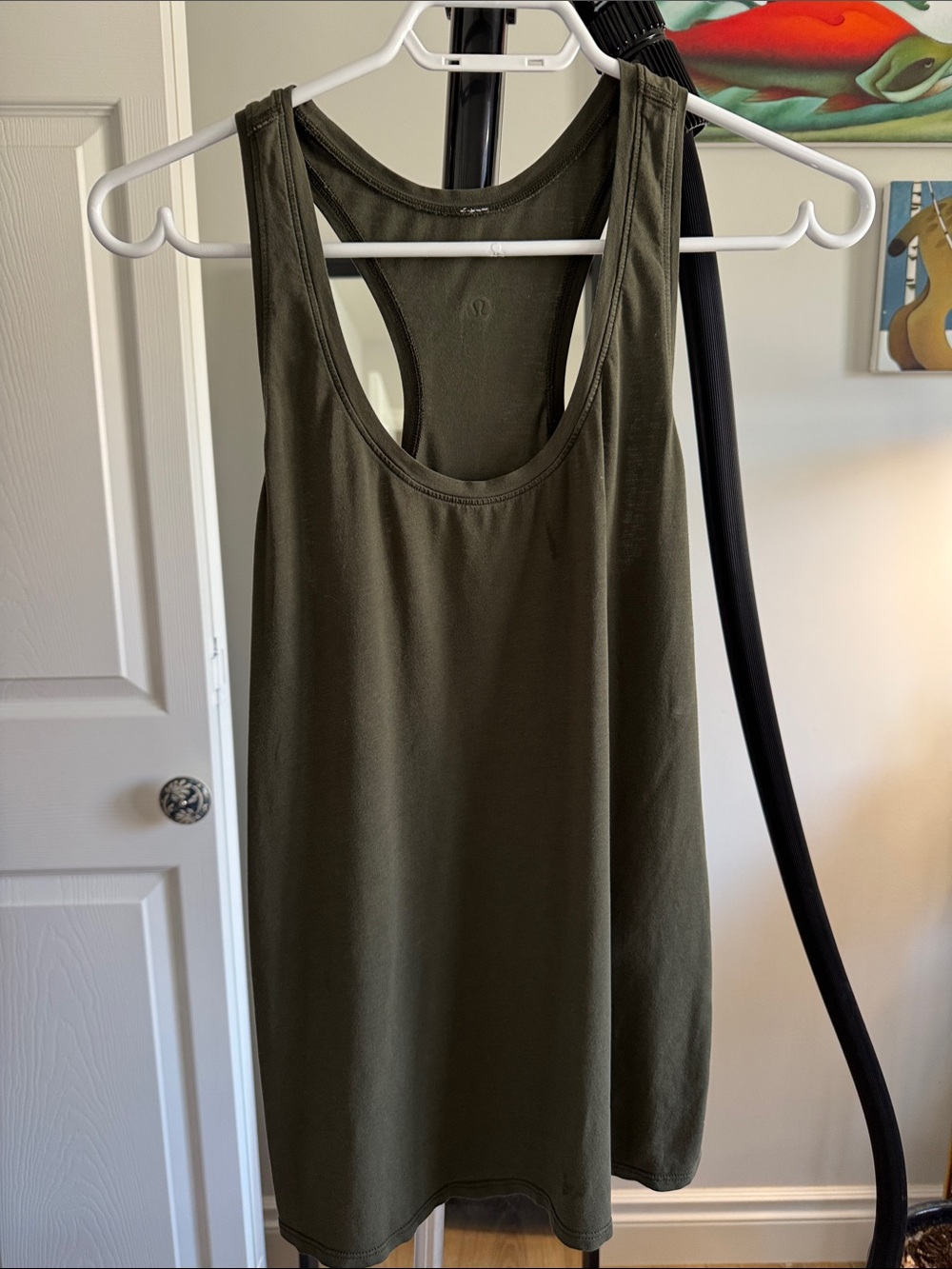 lululemon athletica Olive Green Racerback Tank Top